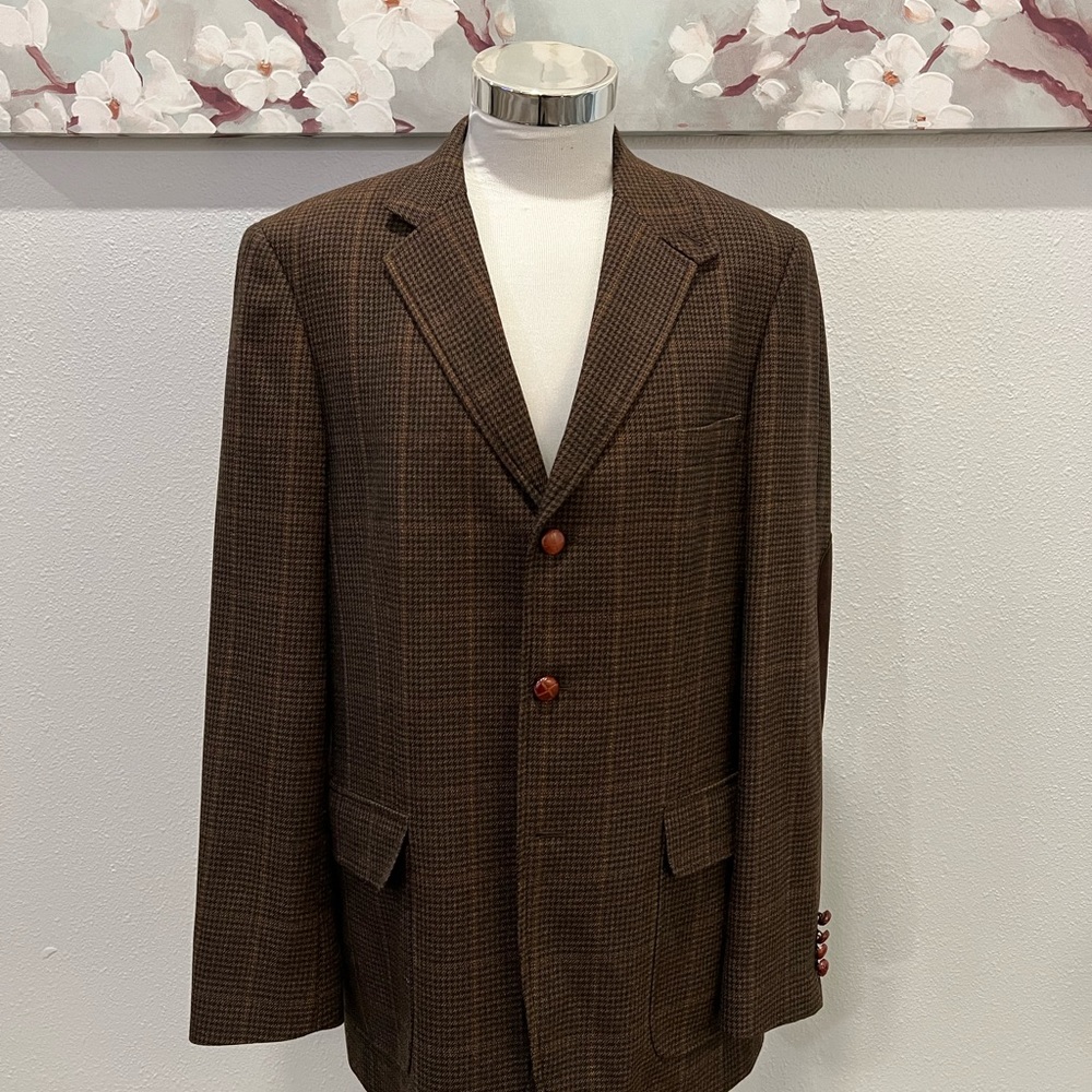 Stunning VTG Tommy Hilfiger Tweed Sport Coat Sz 42 R